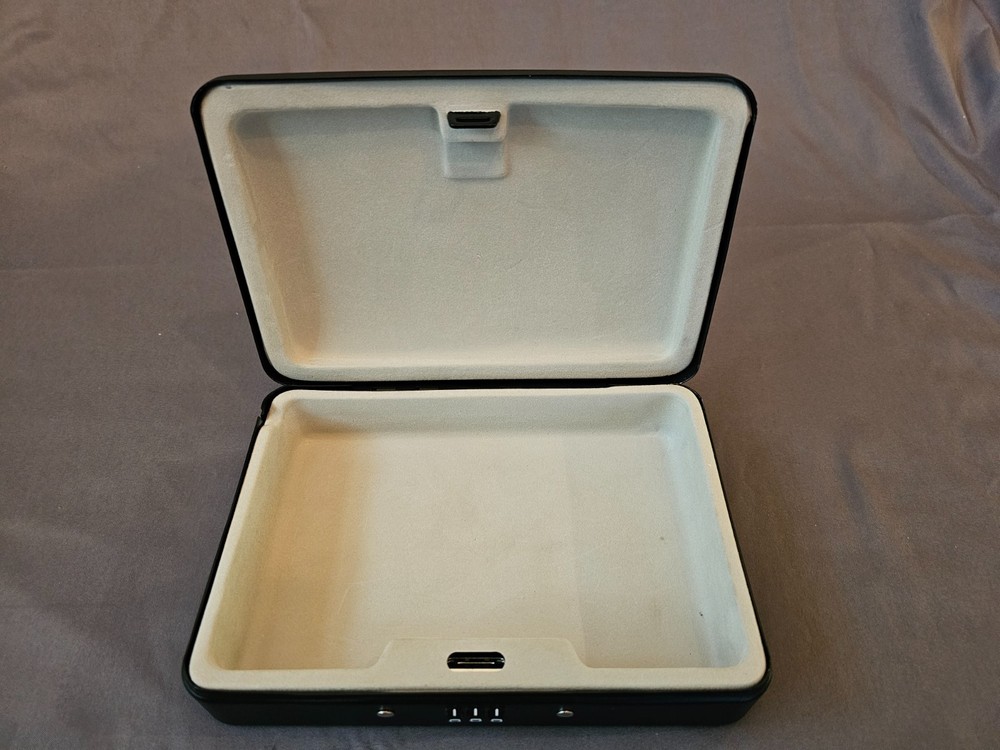 SEPOX Portable Safe Box w/ Combination Lock & Security Cable