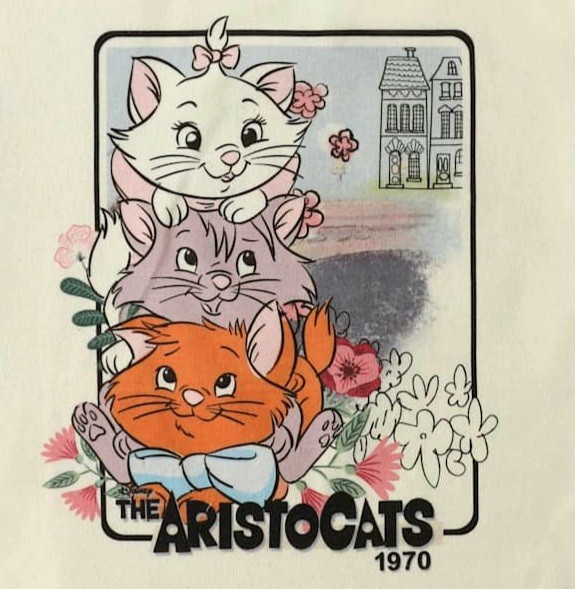 Aristocats Marie Tote Bag Book Bag with Toulouse Berlioz 15" Disney Licensed🆕️