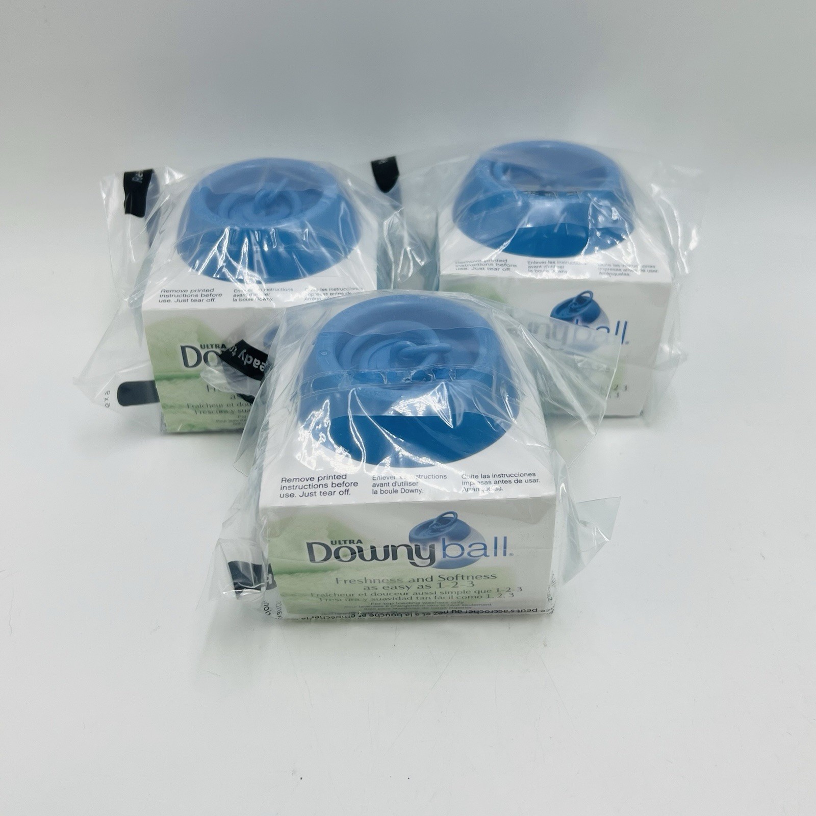 3 Ultra Downy Ball Fabric Softener Dispenser New