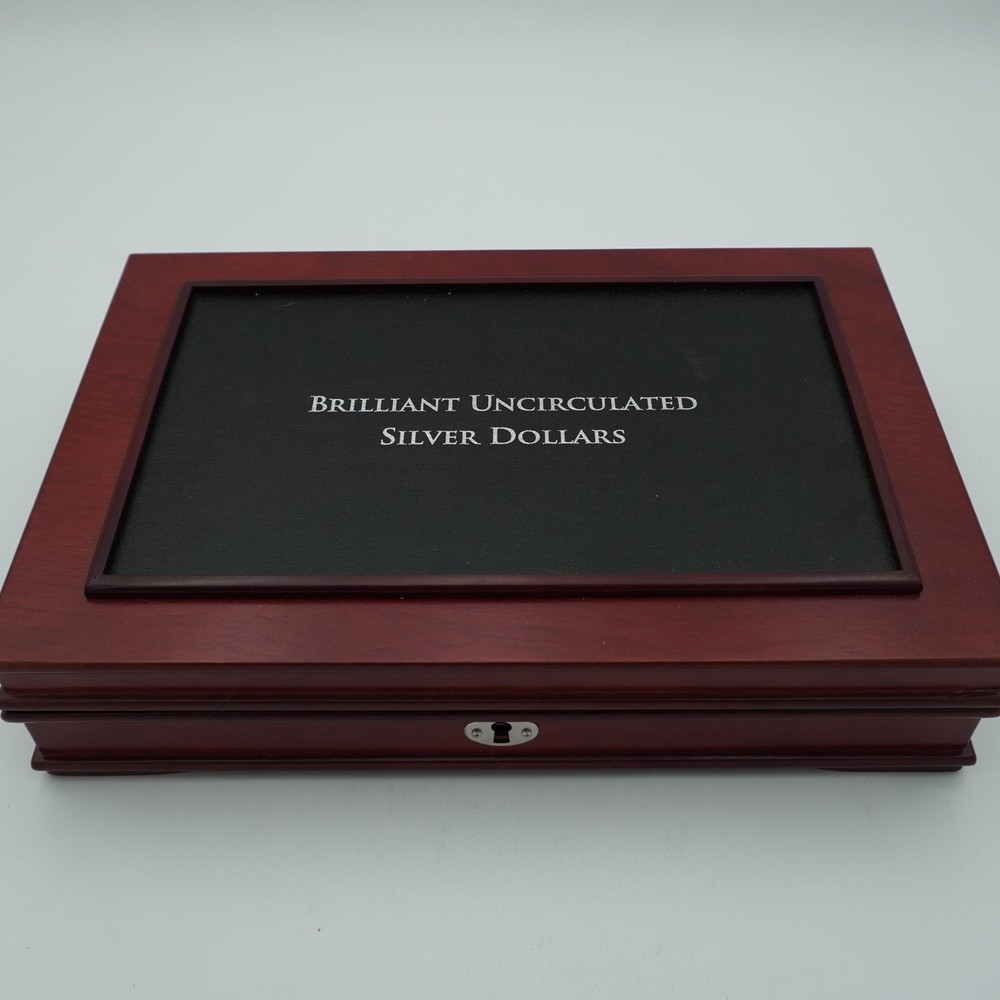 Brilliant Uncirculated Silver Dollars Display Case
