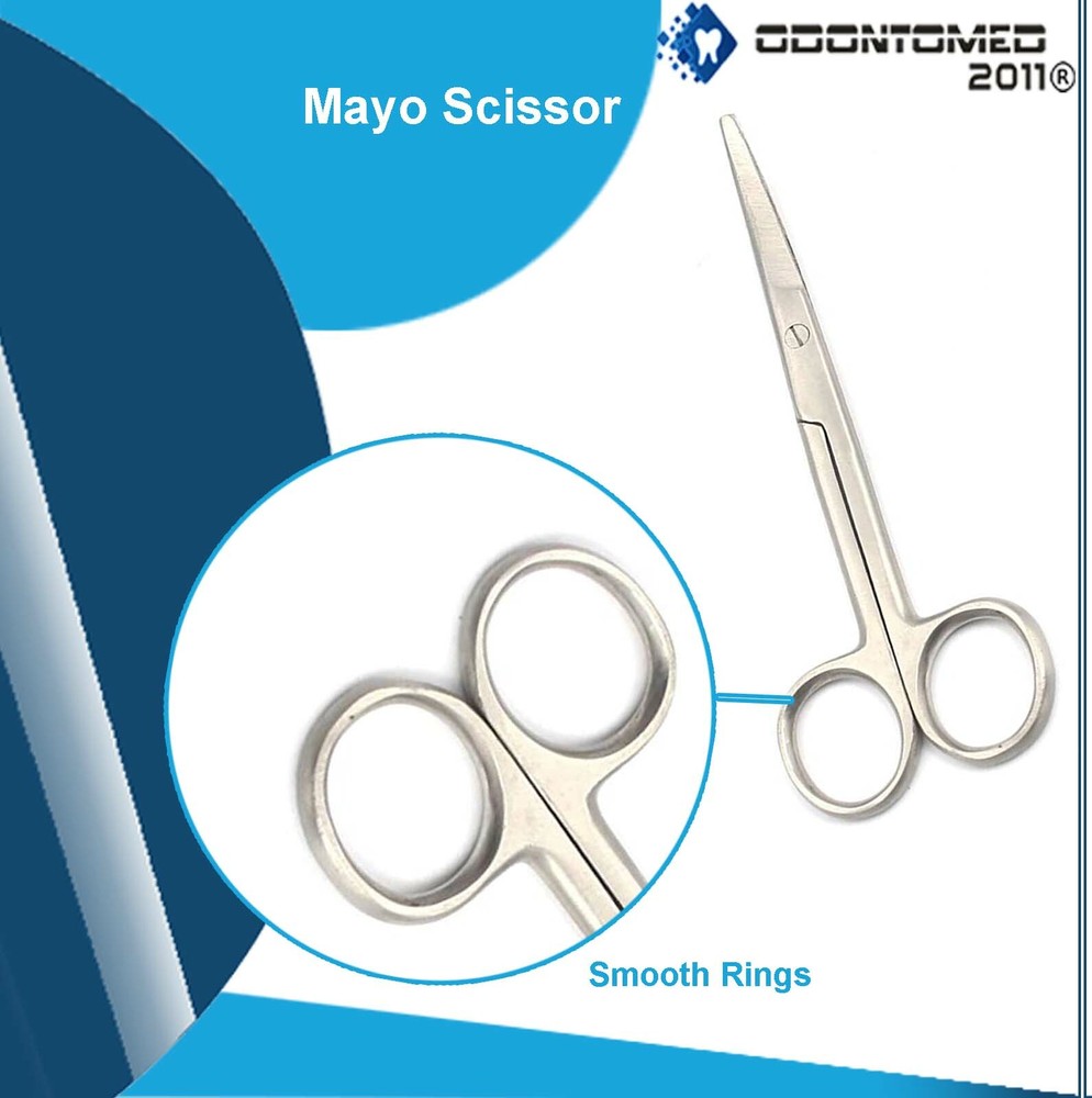 Mayo Scissors 5.5" Curved Surgical Veterinary instruments