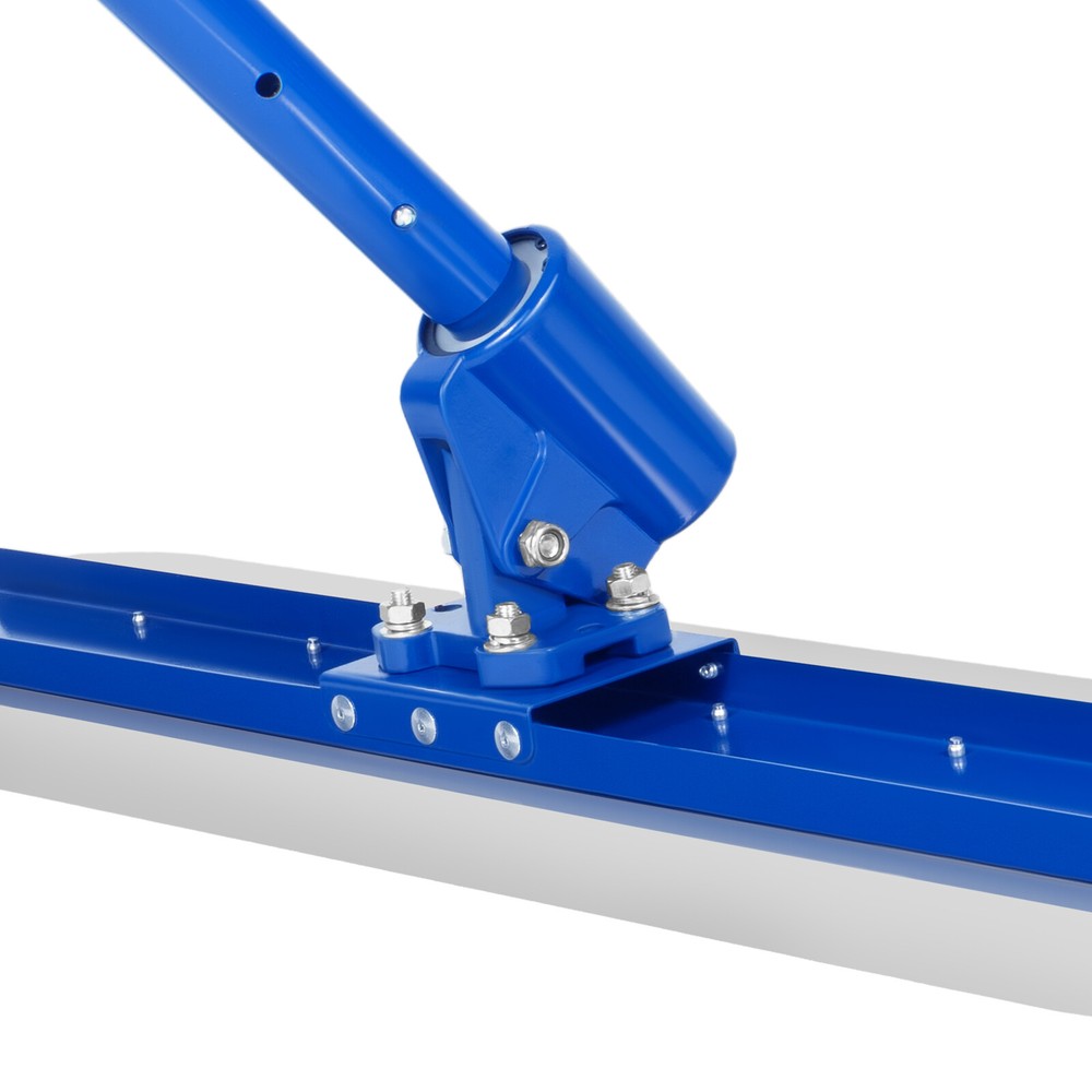 48”x12” Blue Float Concrete Tool Cement Pavement Trowel Float w/5.9ft Poles