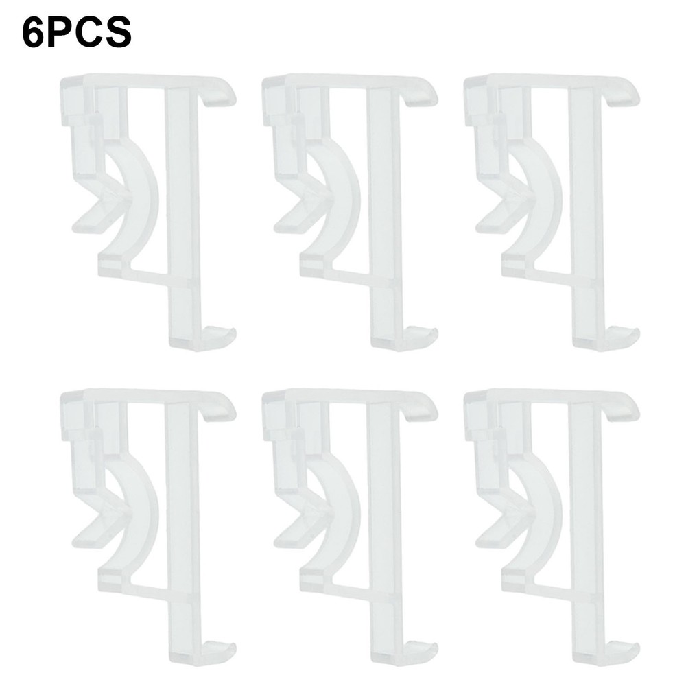 Curtain Clips Brackets Office Plastic School Support Accessories Clear