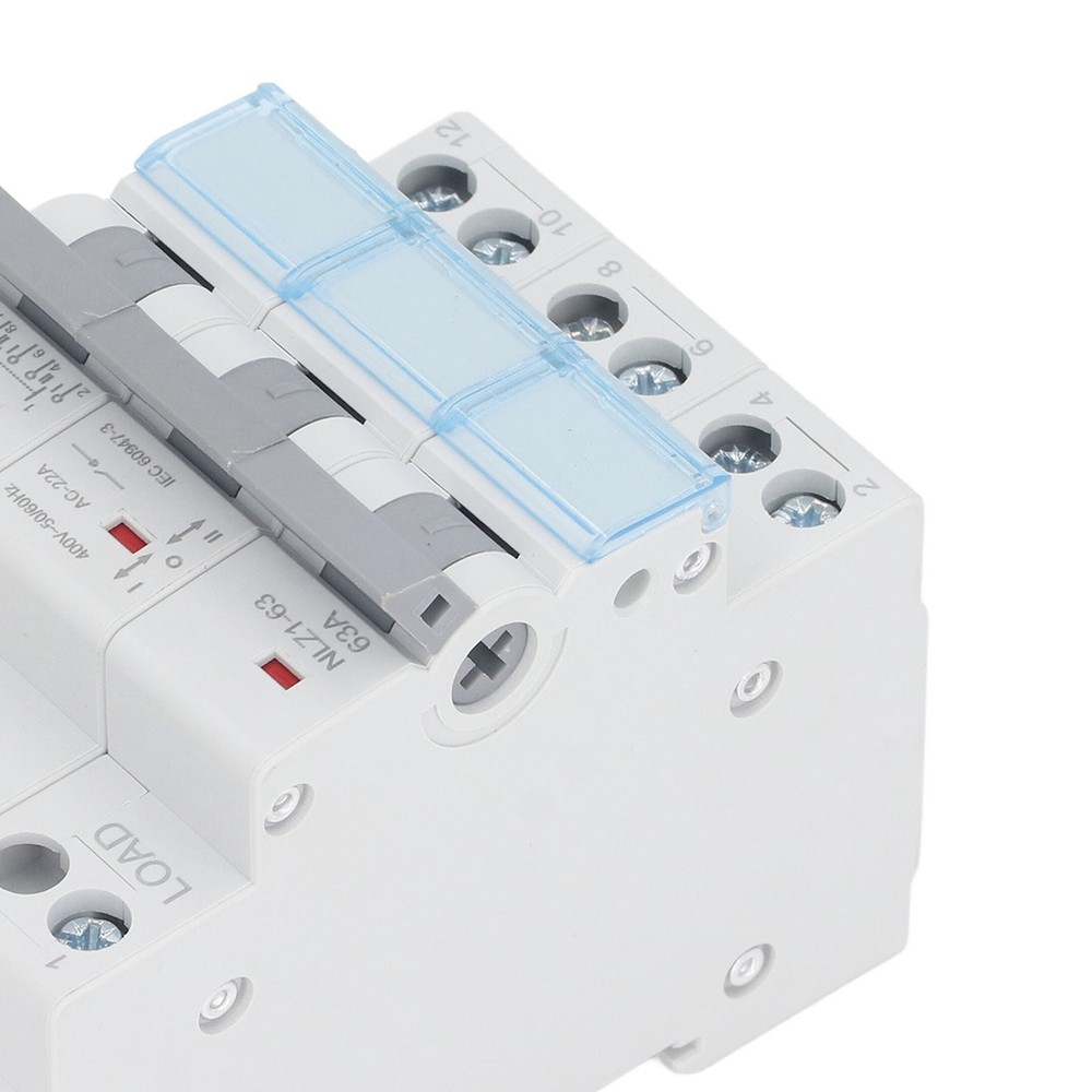 Manual Transfer Switch DIN Rail Mount 3P Interlock Circuit Breaker Switch Part