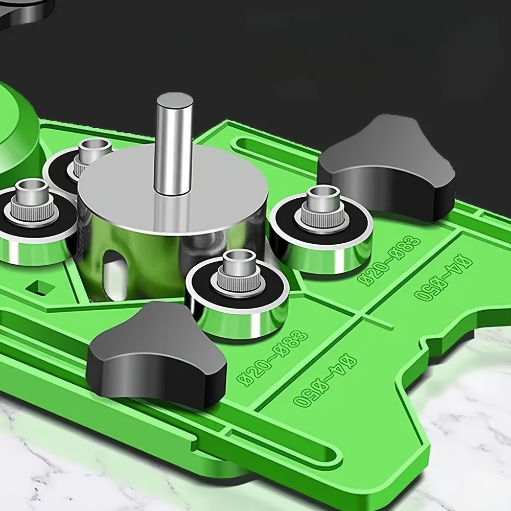 Tile & Marble Drilling Locator - Suction Cup Guide for Precise Circular Holes