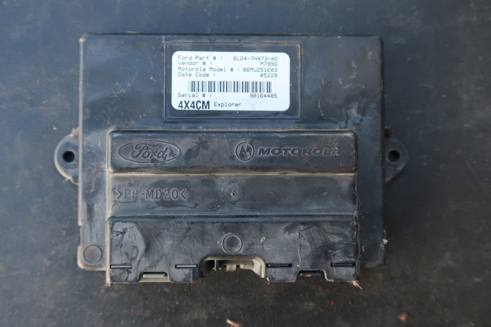 2006-2007 FORD EXPLORER TRANSFER CASE CONTROL MODULE (G25) 6l24-7h473-ad