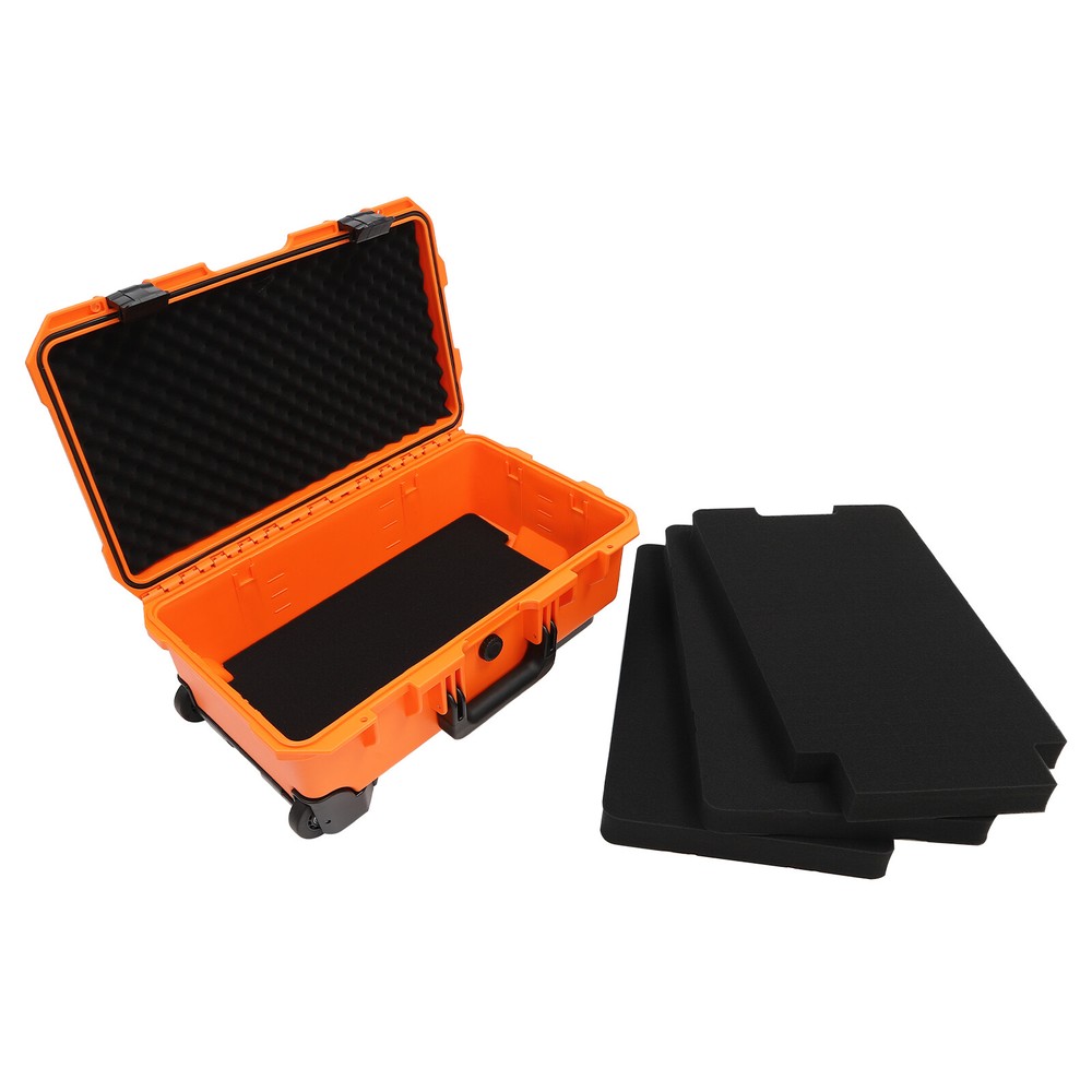 22" Multi-Purpose Camera Box Camera Protect Roller Hard Carry Case Waterproof