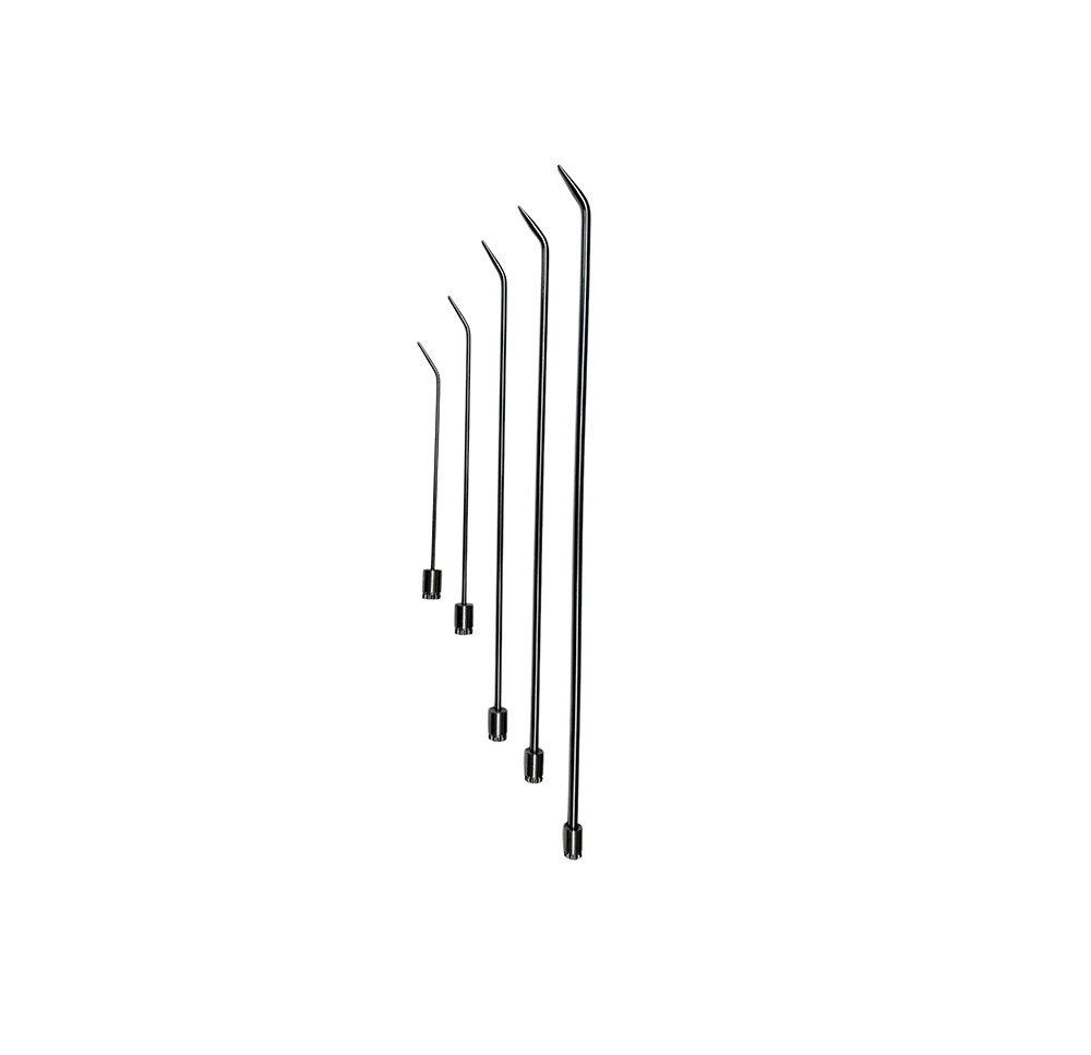 5-Piece Sharp Tip Single Bend White Steel Paintless Tools (Handle Not Included)