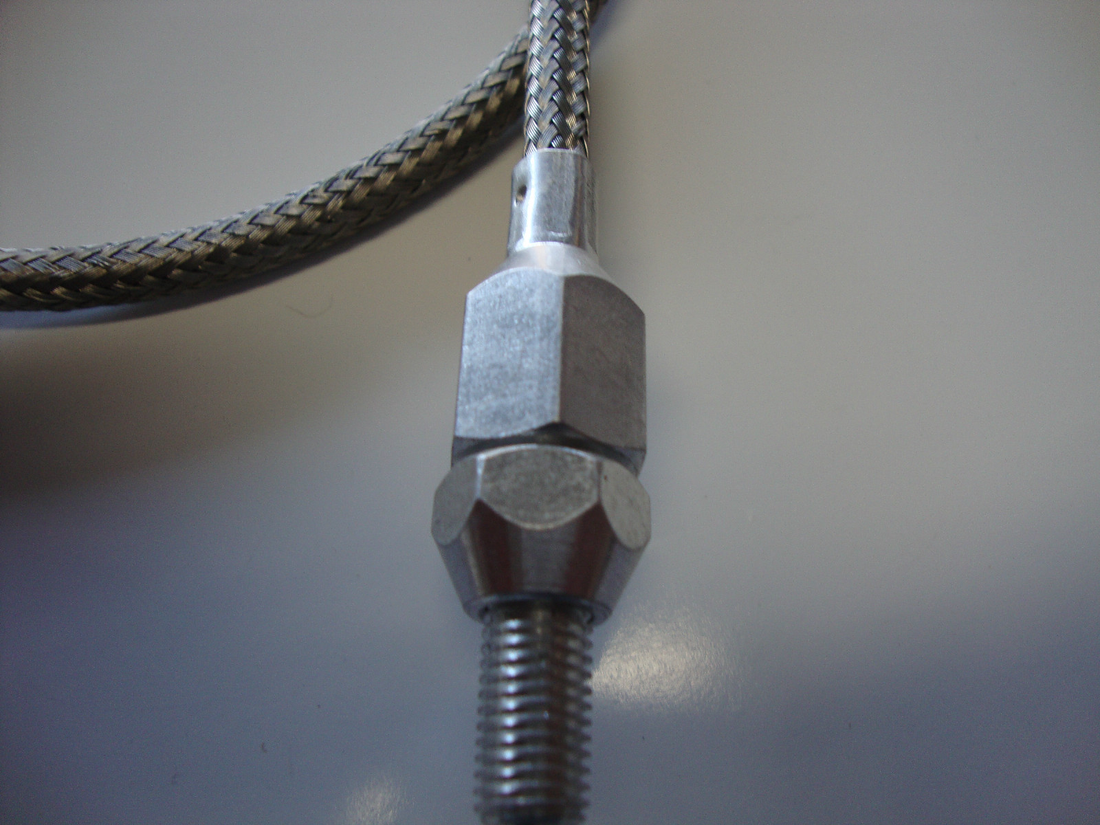 STAINLESS STEEL THROTTLE, 727 KICK DOWN CABLE AND BRACKET KIT #6054/6055/#6056