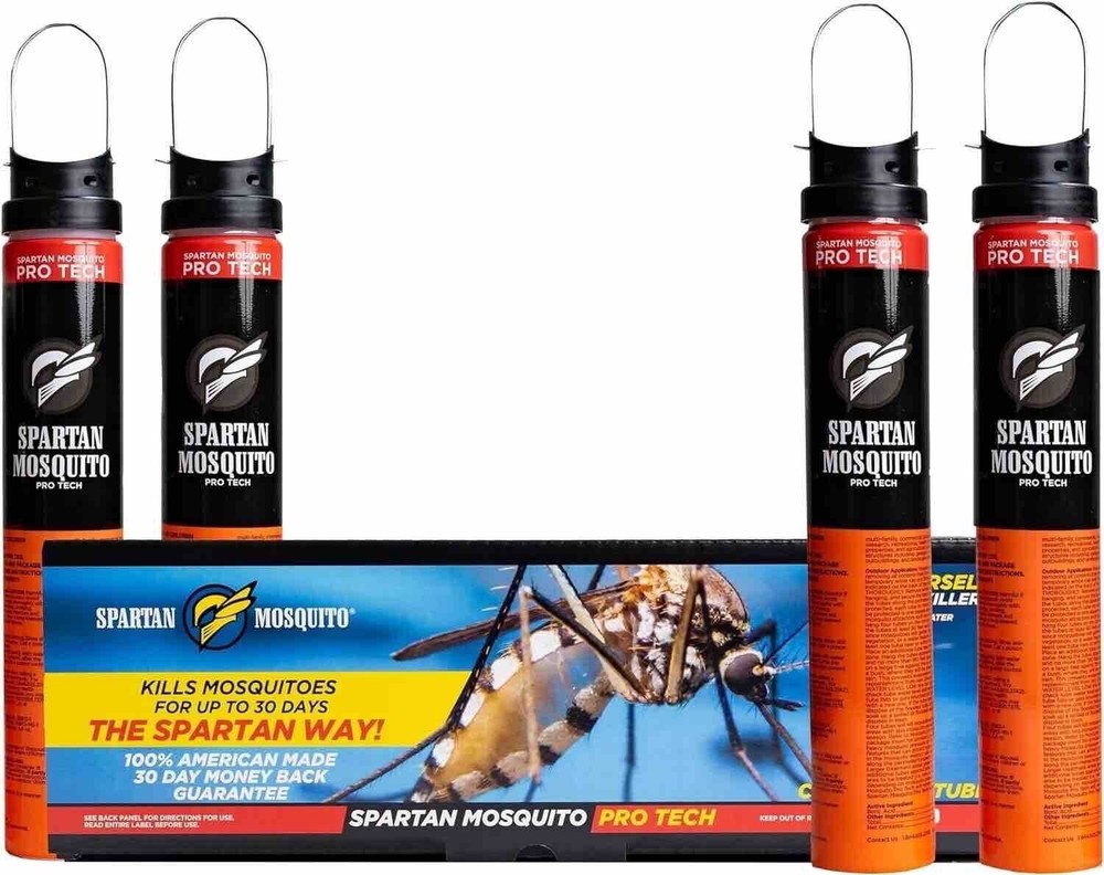Spartan Mosquito (Pro Tech) Killer Trap Bundle 2 Boxes 4 Tubes Total