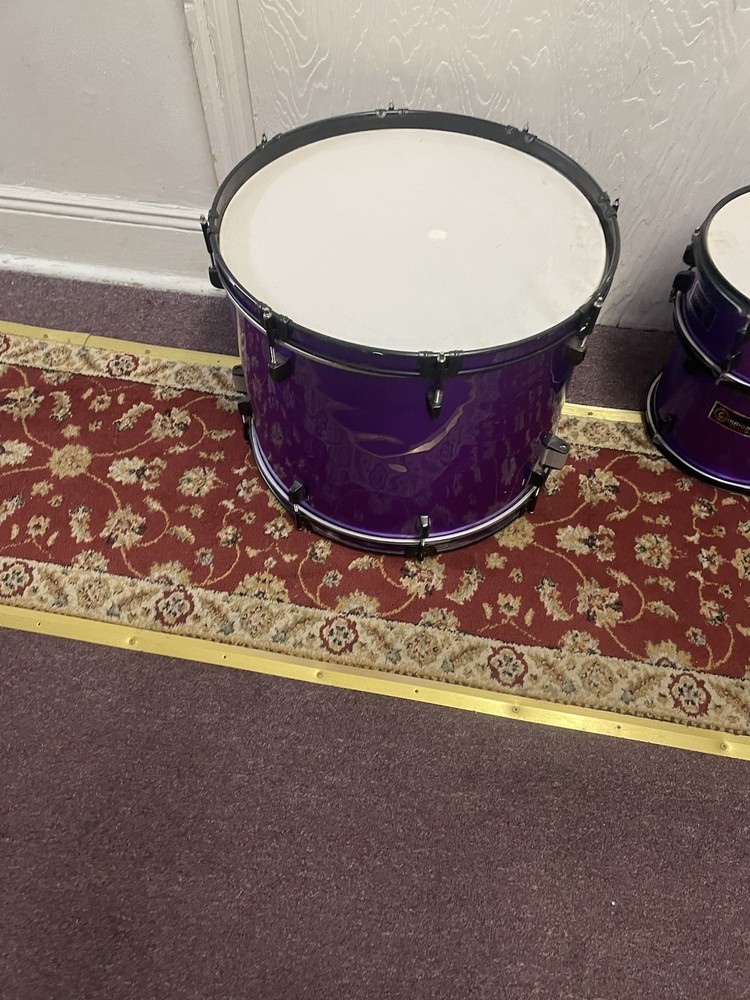 purple drum set