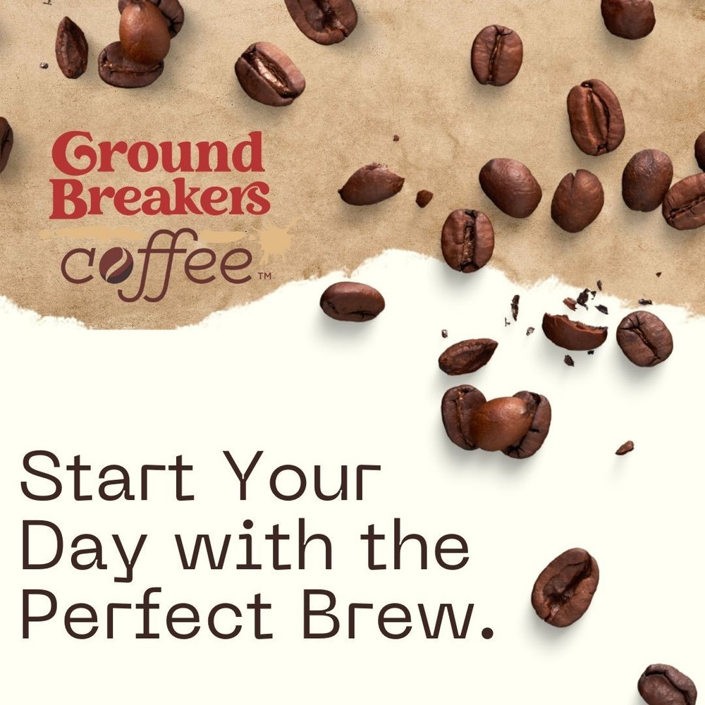 GroundBreakers Coffee Mexico Mug Medium Roast Drip Specialty Grade 12 oz