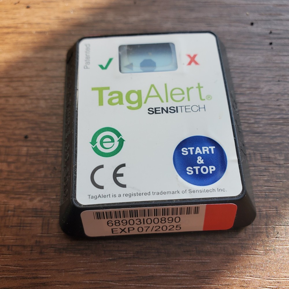 Tag Alert Sensitech Electronic Temperature Indicator