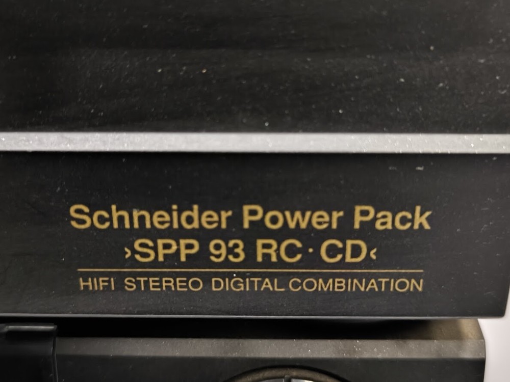 Schneider Power Pack SPP 93 RC CD - Not Working, HiFi Stereo