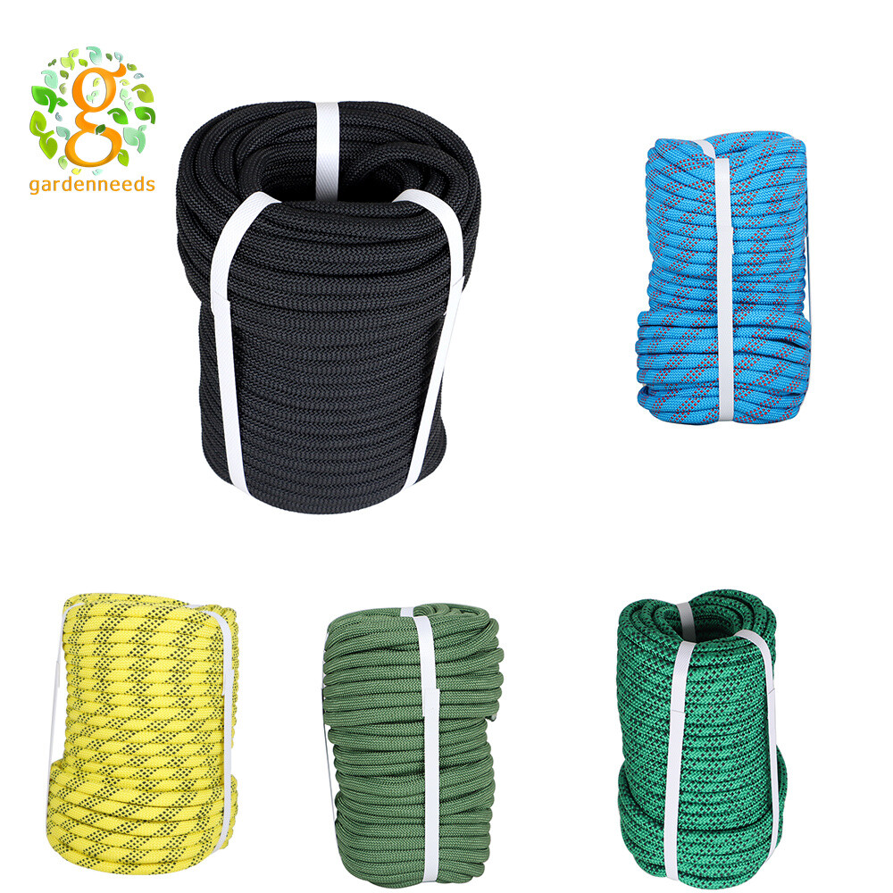 Braided Polyester Rope (3/8" X 100') Strong Pulling Rope for Climbing Sailing