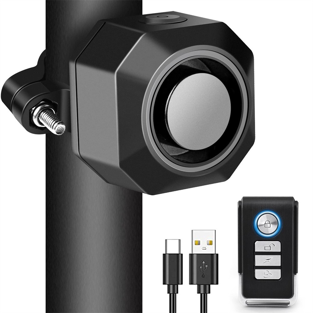 3 Set 110dB Loud Vibration Alarm Security System with Remote Long Range Control