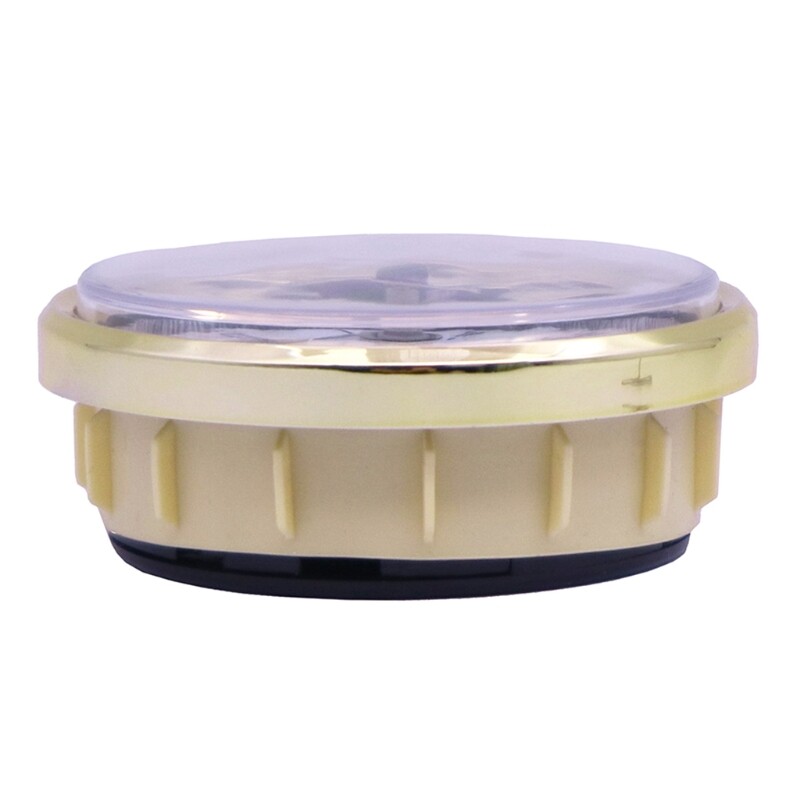 2.76 Inch Round Quartz Clock Insert White Dial Black Movement Battery Powered