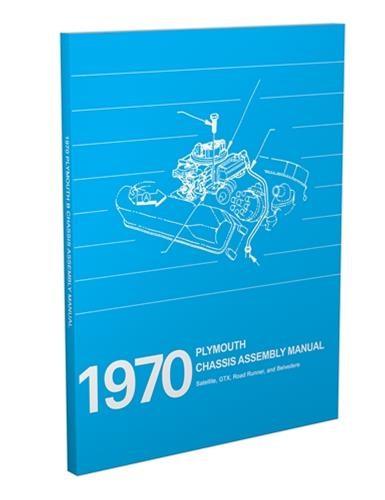 1970 Plymouth Chassis Assembly Manual Satellite GTX Road Runner Belvedere Engine