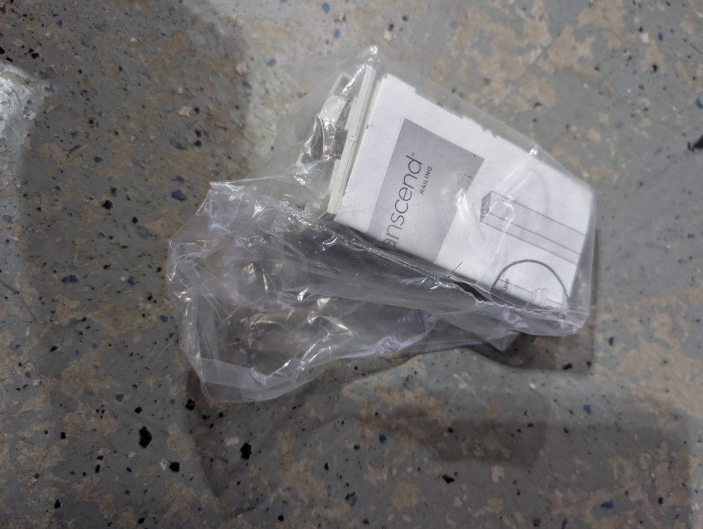 Trex Transcend Adjustable Footblock PC Color WHITE New Item # WTFTBLKPC