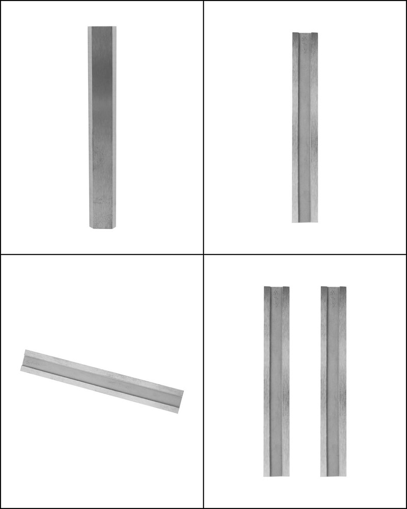 2.5" Carbide Paint Scraper Blades, Double-Edged Reversible Replacement Tungsten