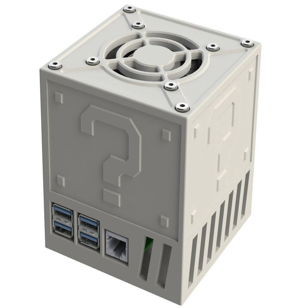 3D Printed Retrocube Case for Raspberry Pi 4