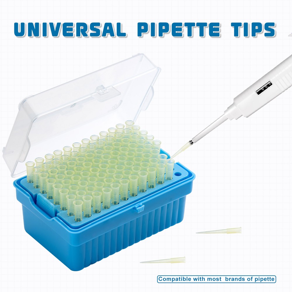200μl Pipette Tips, Sterile, Rack, 960/Pack, 9600/Case