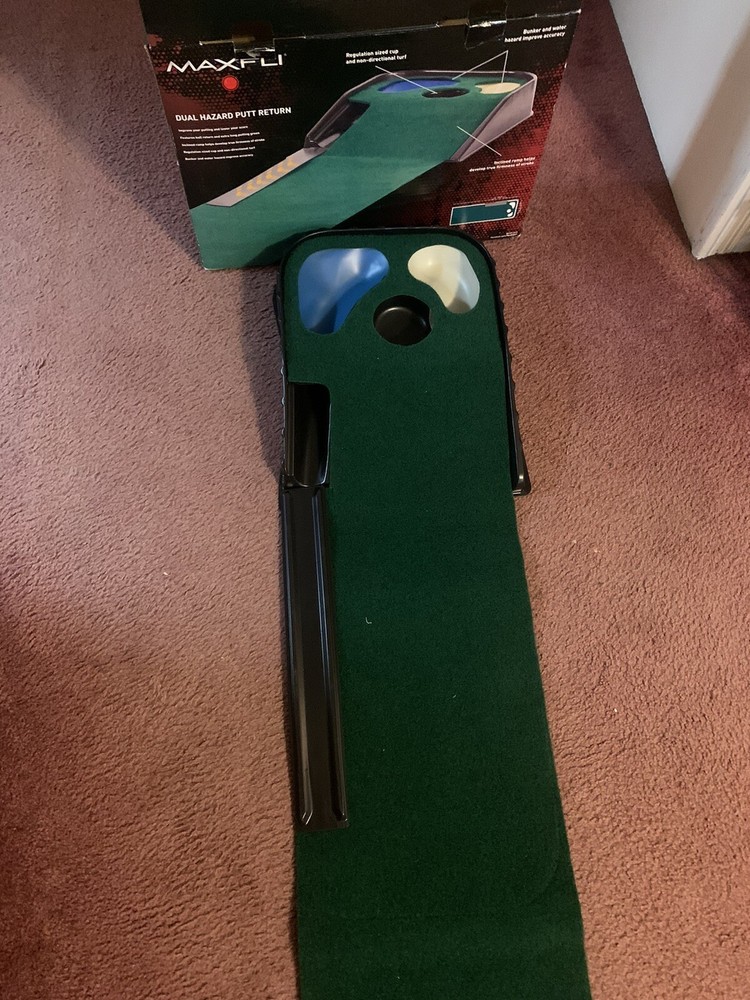 Maxfli Dual Hazard Putting System Gravity Feed Ball Return 78”.