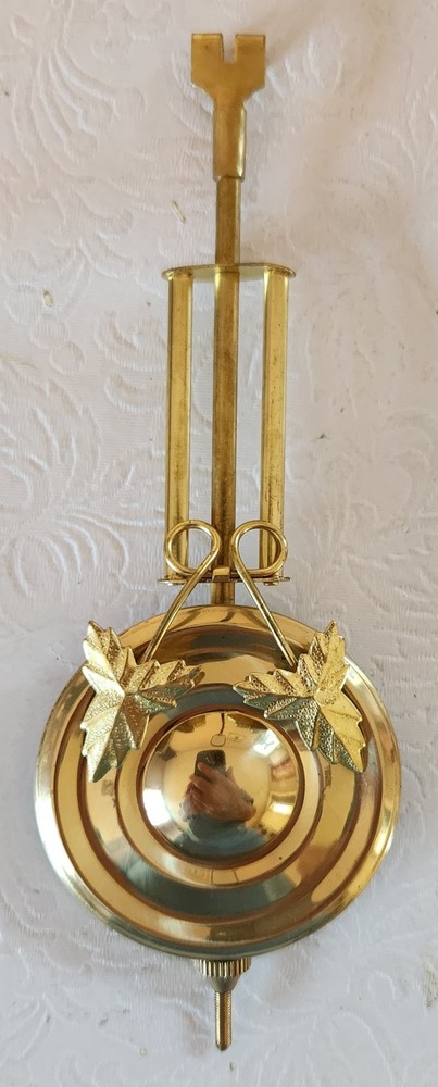 Functioning Vintage DEA Schoolhouse Regulator Wall Clock chiming with pendulum