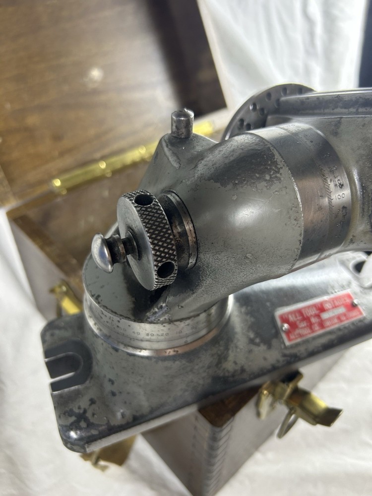 All Tool Rotadex Compound 5C indexer with storage case and Two collets