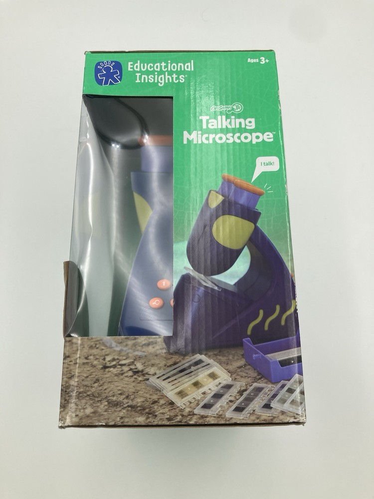 Educational Insights GeoSafari Jr Talking Kids Microscope Featuring Bindi Irwin