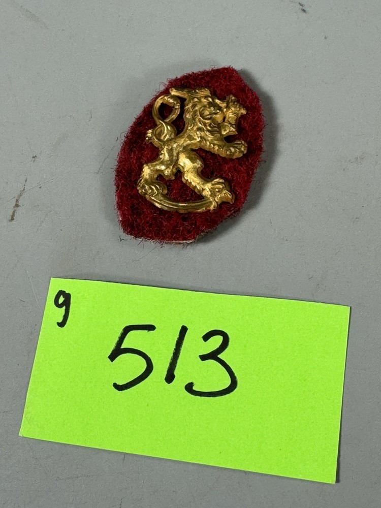 WW2 FINISH CAP BADGE G513
