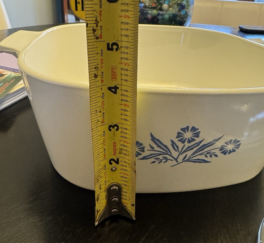3 Piece CorningWare Cornflower Blue casserole with lid