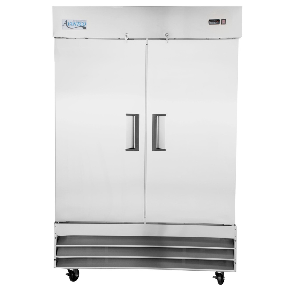 54" Solid Door Reach-In Refrigerator