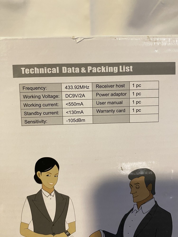 wireless calling system reciever model ZJ-39