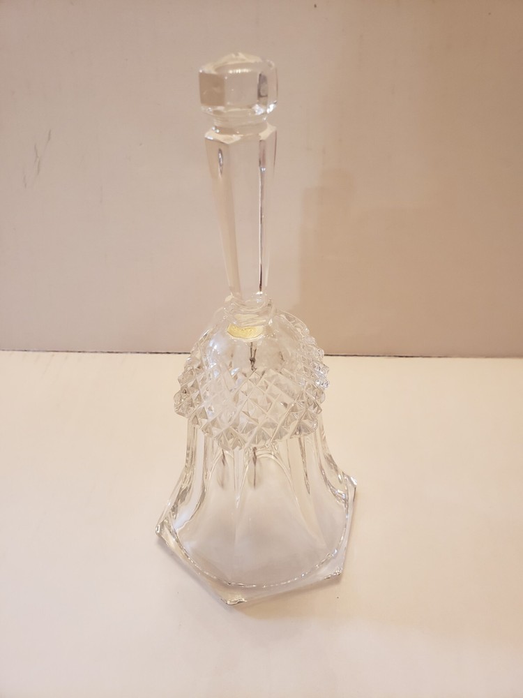 Lead Crystal Bell Hexagon Shape