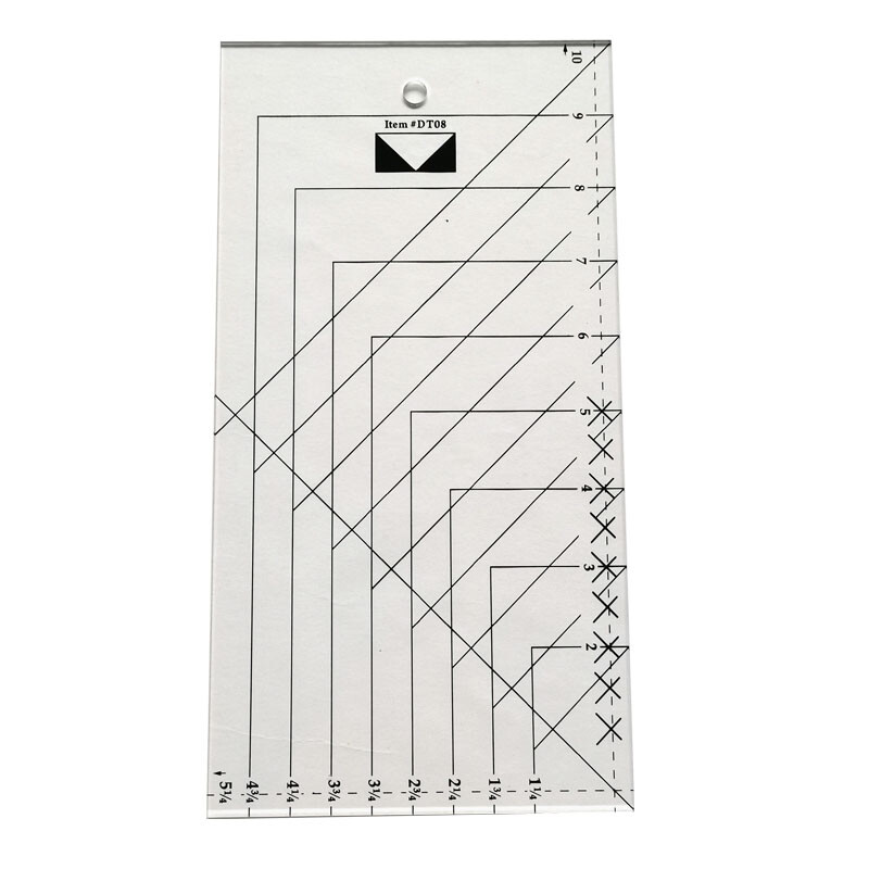 Square Squared Ruler Wing Clipper Quilting Tool for Trimming