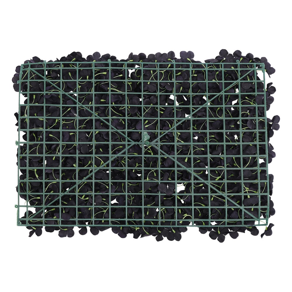 60*40cm 4 PCS Black Artificial Floral Backdrop Handmade Flower Wall Panel