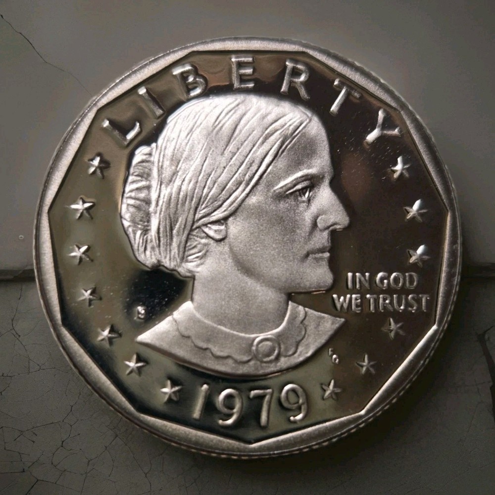 1979-S Susan B Anthony SBA Dollar Proof - Deep Cameo - High Grade