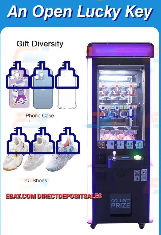 KEY Master 🔑, 9 Hole Key Master Prize,Skill Redemption Vending Machine Arcade
