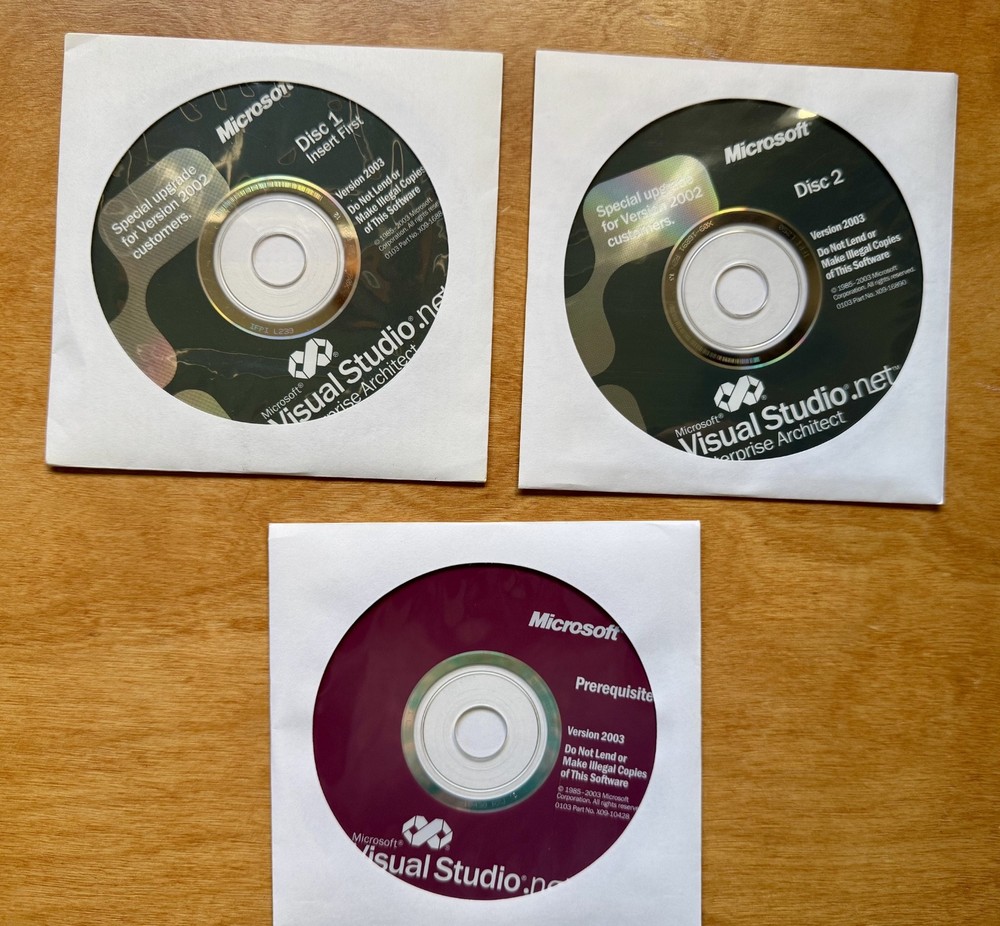 Microsoft Visual Studio .NET Enterprise Architect 2003 Upgrade with Prod Key