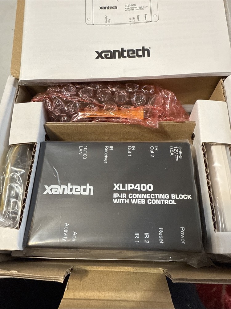 Xantech XLIP 400K IP-IR Connecting Block With Web Control Unit