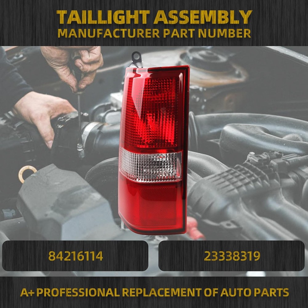 Tail Light Compatible With 2003-2023 Chevy Express GMC Savana Left Driver Side