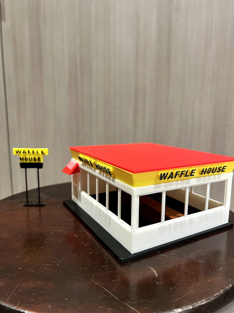 O Scale Waffle House Inspired 3D Printed Kit (UPDATED)