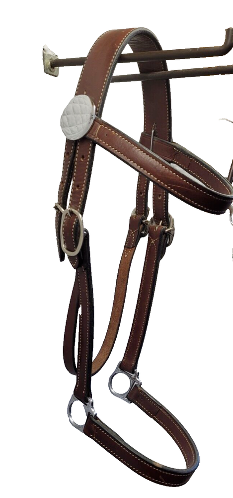 Weaver Show Halter without Chain Lead Size Large, Brown