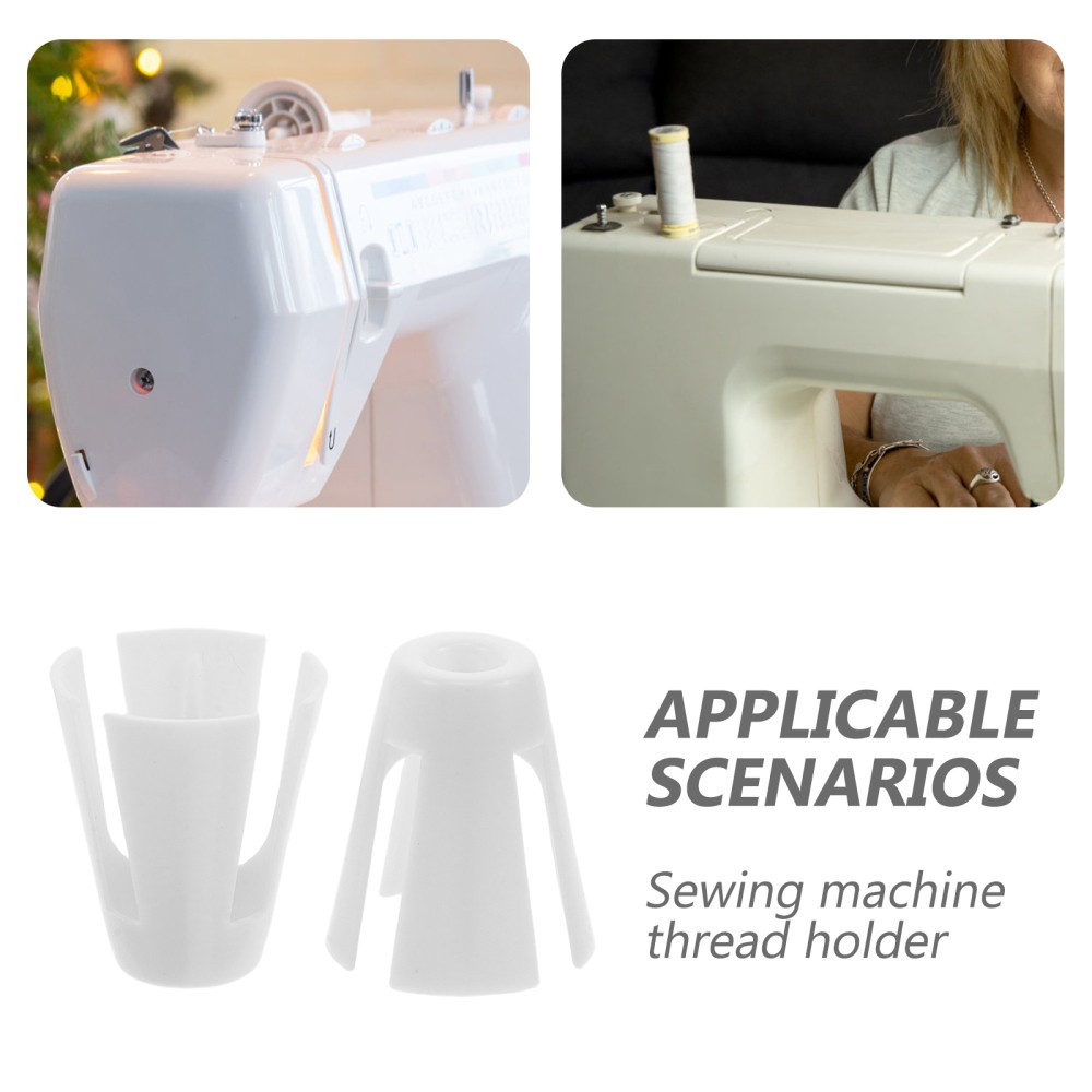 30 Pcs Sewing Machine Spool Bracket Rotating Thread Holder Embroidery Organizer