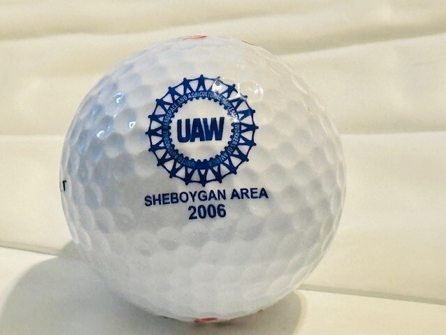 Golf Ball w/ Logo - UAW Local 833