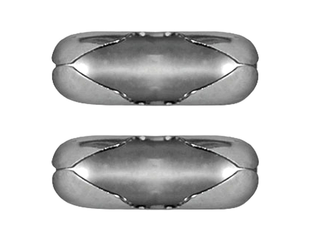 10 Stainless Steel #6 Size Ball Chain Connector Clasps - Fits 3.2mm Chains