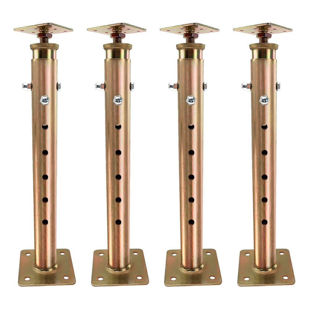 4PCS Adjustable House Floor Jacks Post Pole for Leveling 19.5-34.5" Height Range