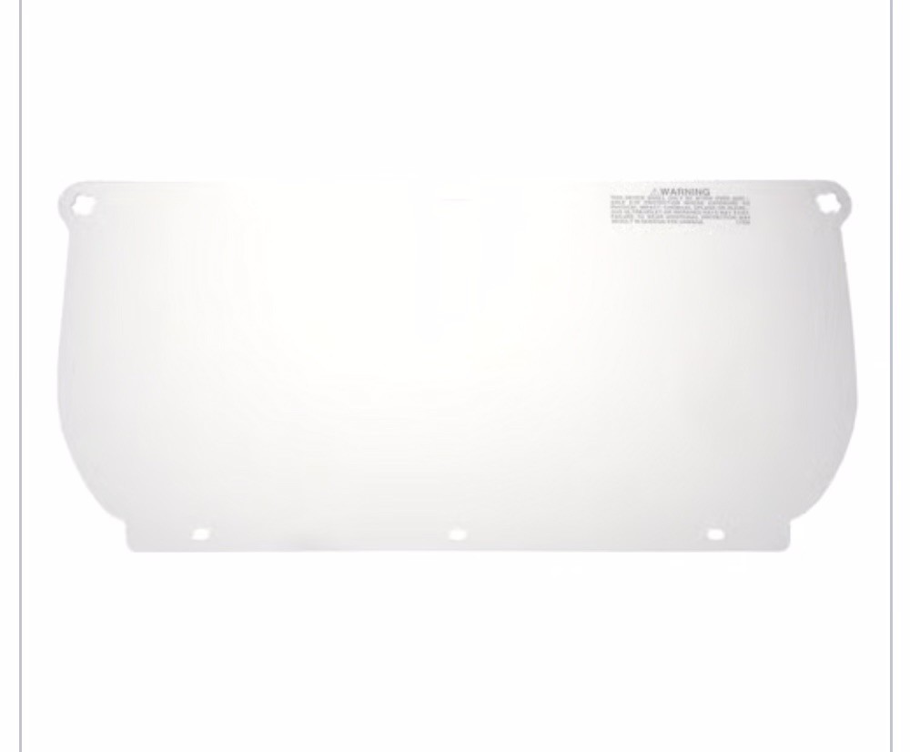 3M 82543-00000 WP98 Clear Flat Polycarbonate Faceshield 1EA
