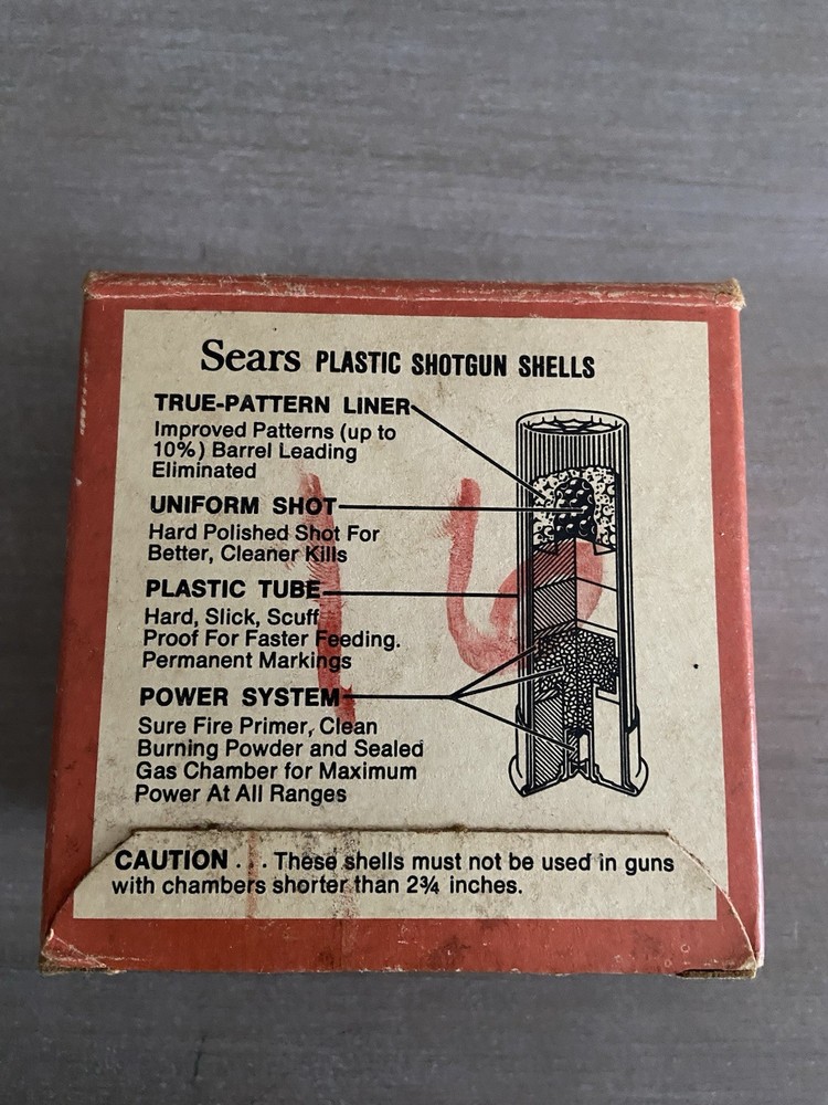 Sears Ted Williams Shotshell Box Vintage